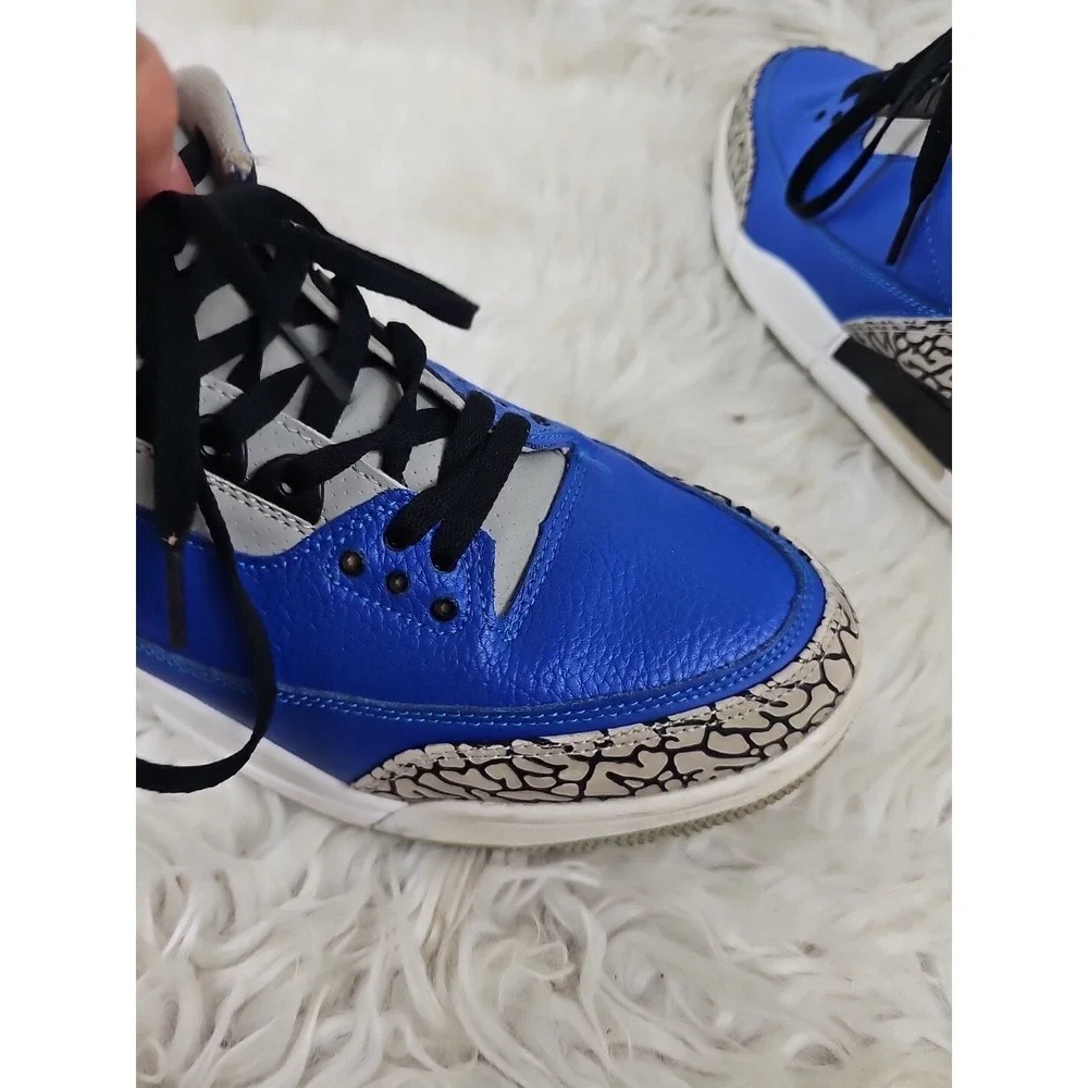 Size 9 - Jordan 3 Retro Varsity Royal 2020 Mens Shoes Blue